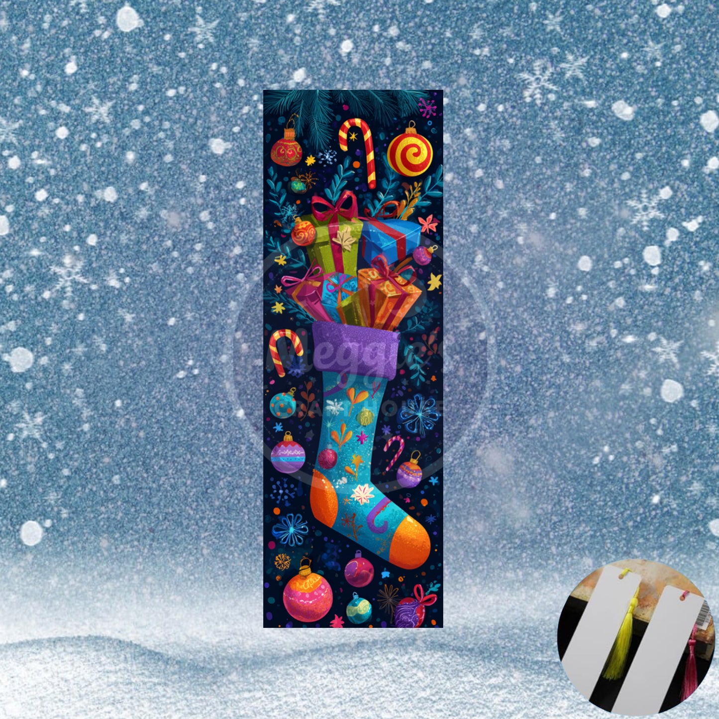 Stocking Spark Bookmark