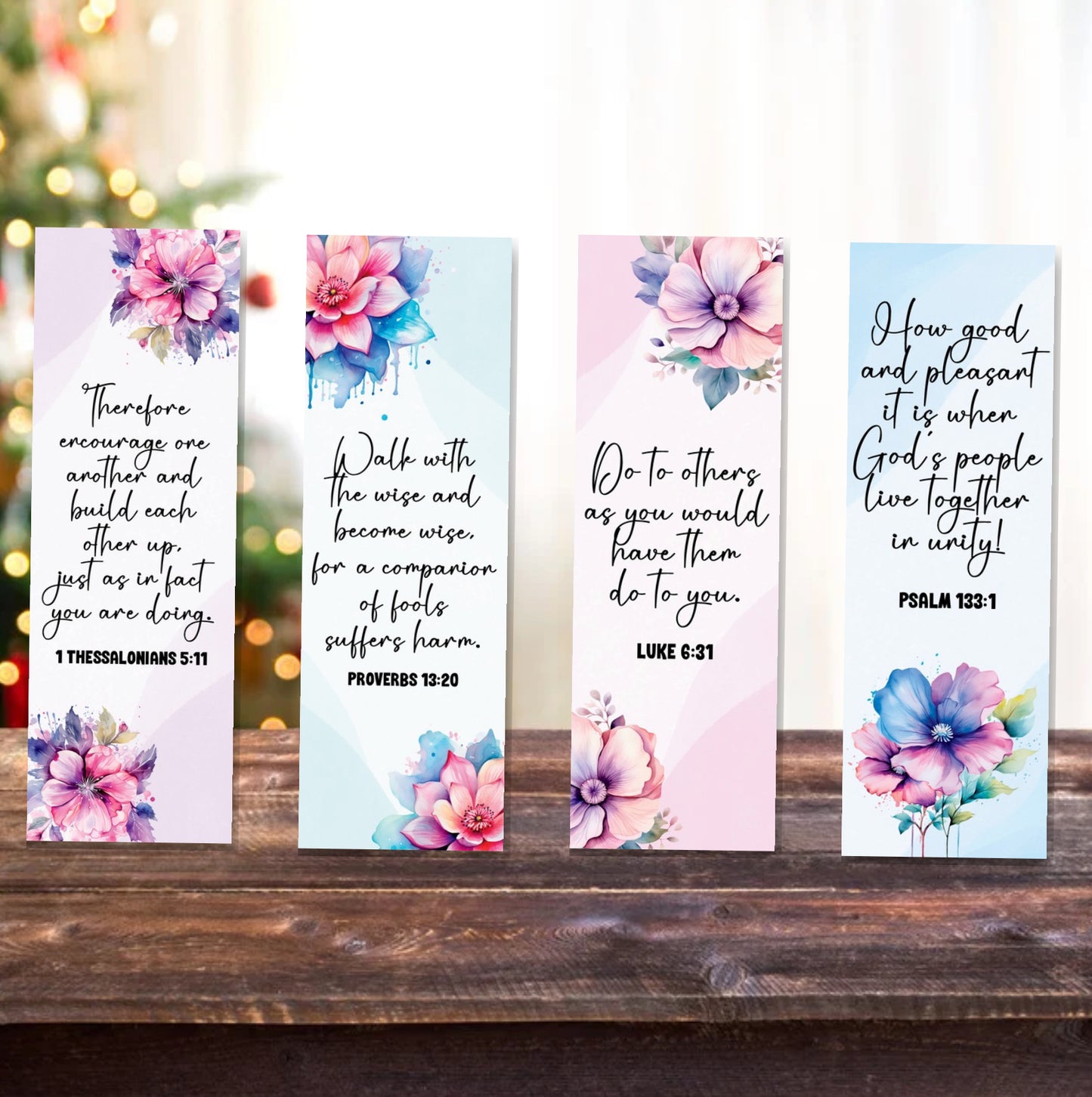 Friendship Bible Verse Bookmarks