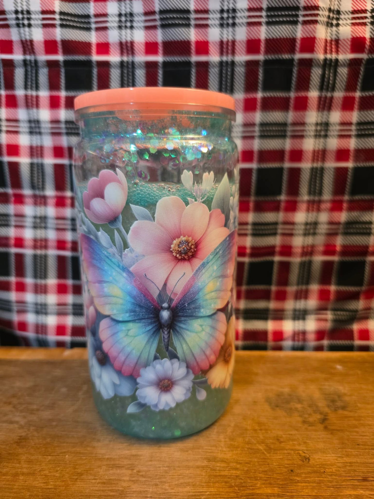 Butterflies and flowers