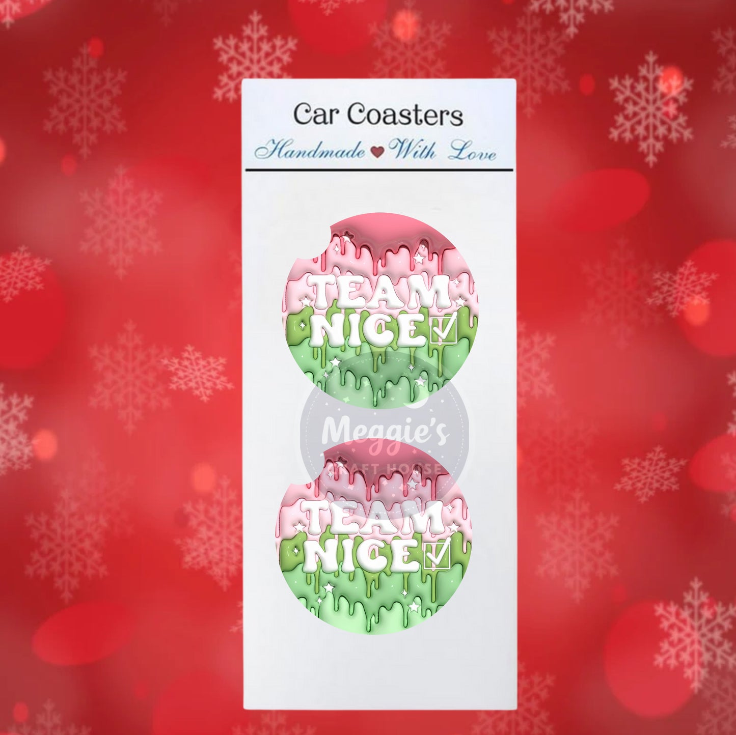 Team Nice Car Coasters