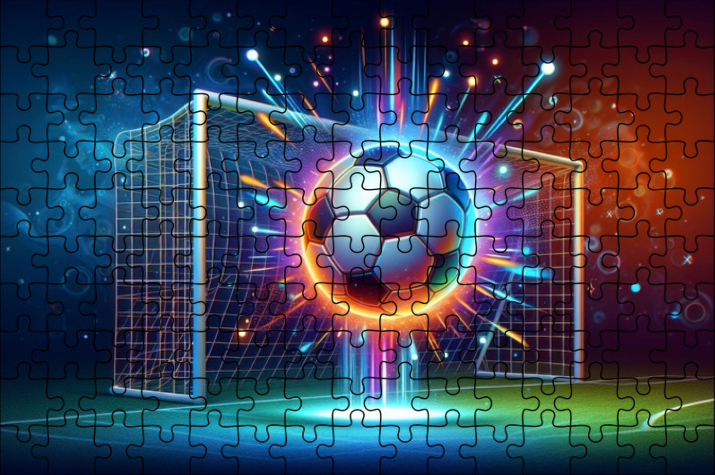 Neon soccer - Puzzle