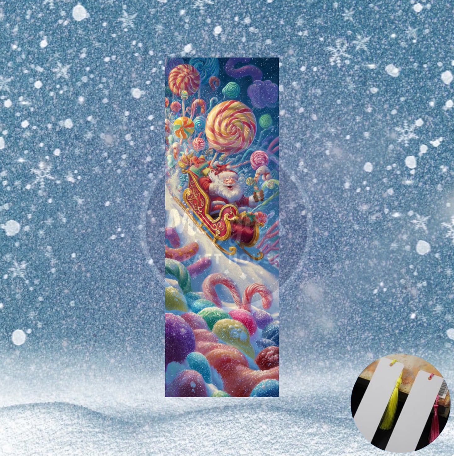 Sugar Sleigh Ride Bookmark