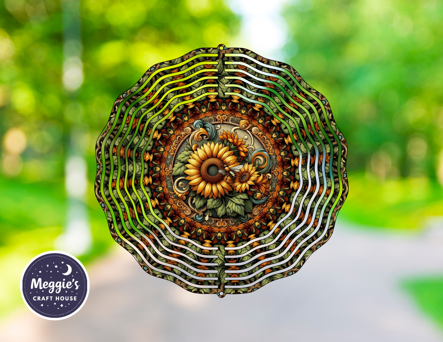 Sunflower Whimsy Mandala