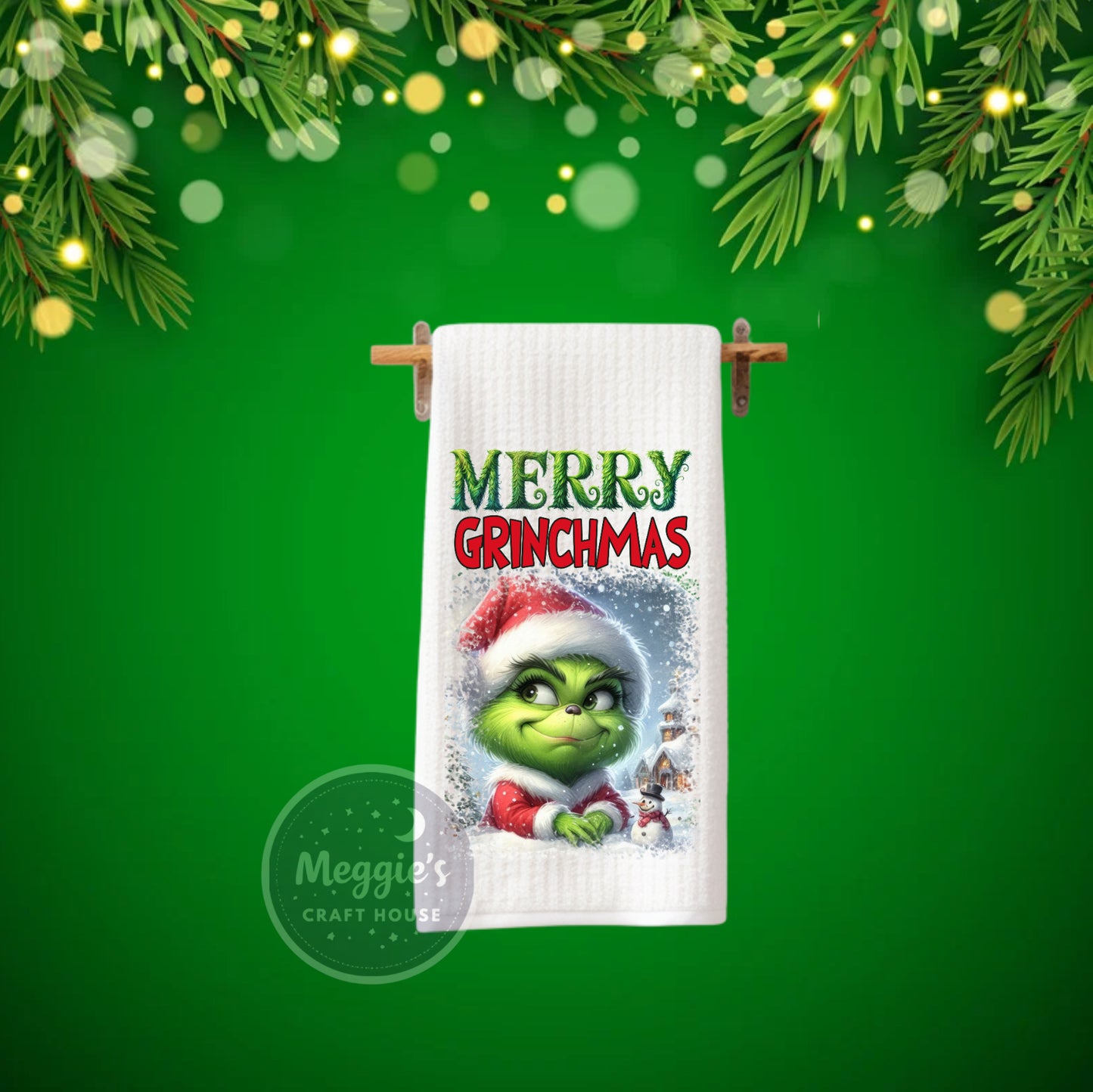 Merry Grinchmas Towel