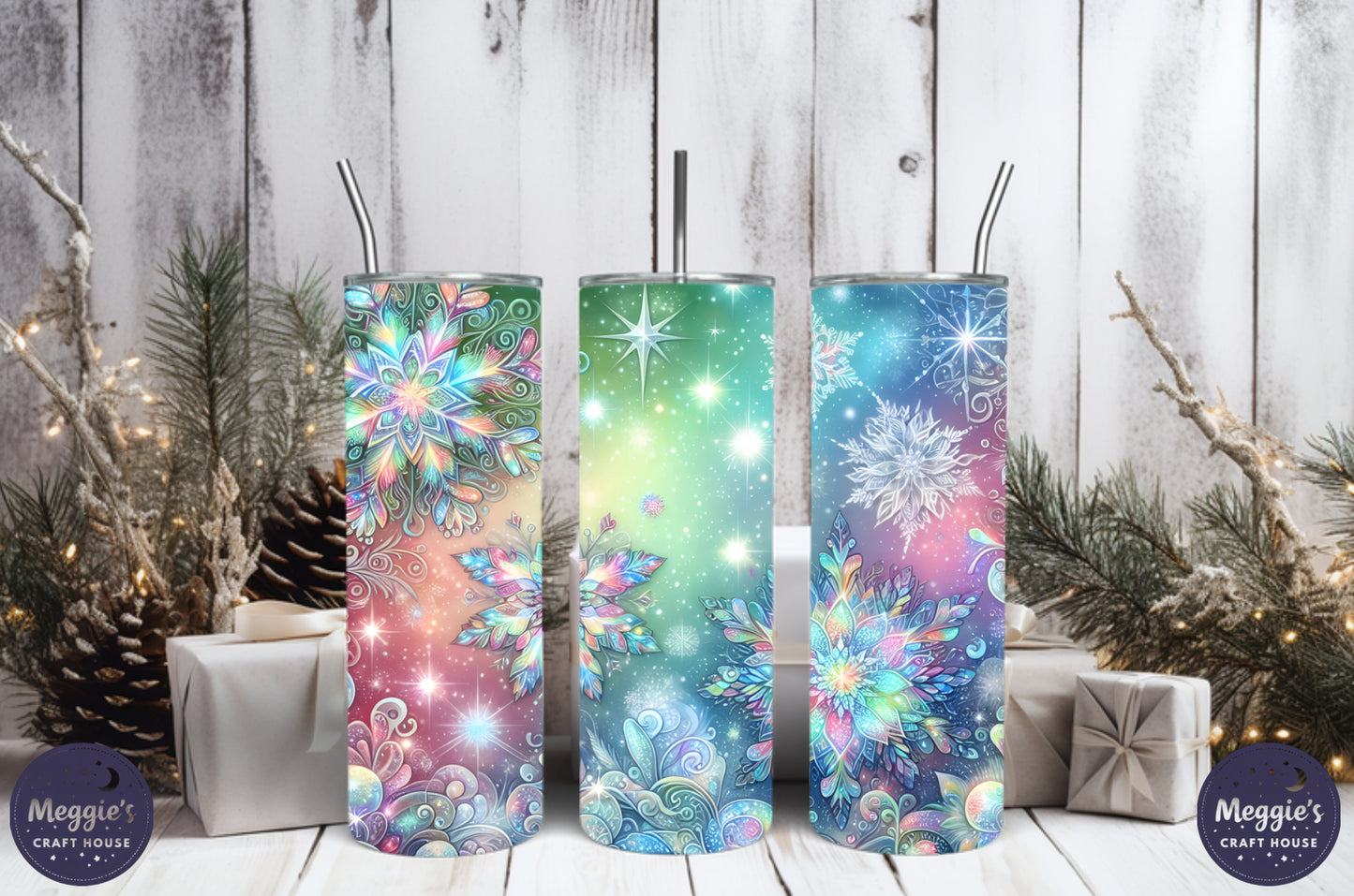 Snowflake Sparkle Tumbler