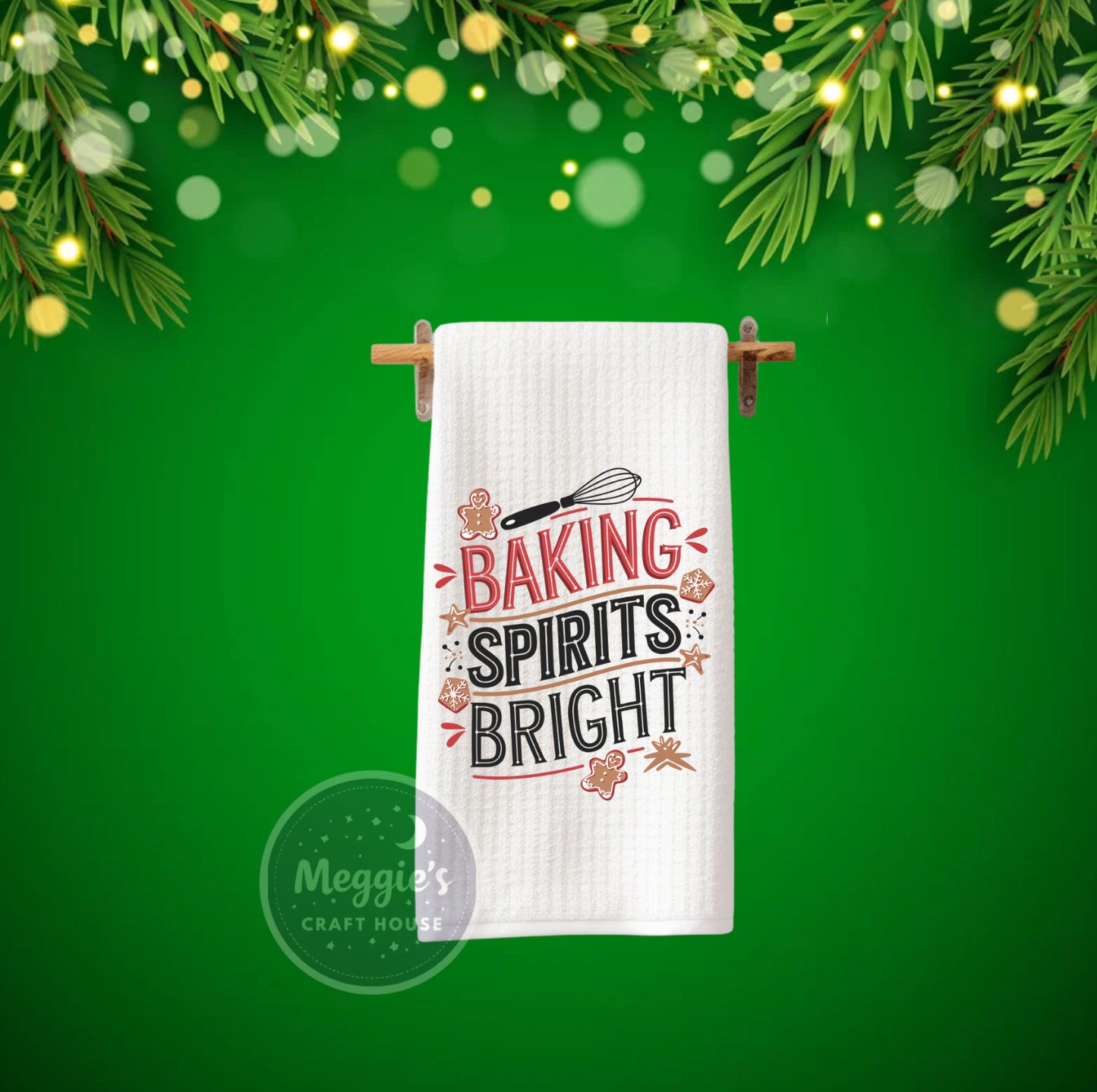 Baking Spirits Bright Towel