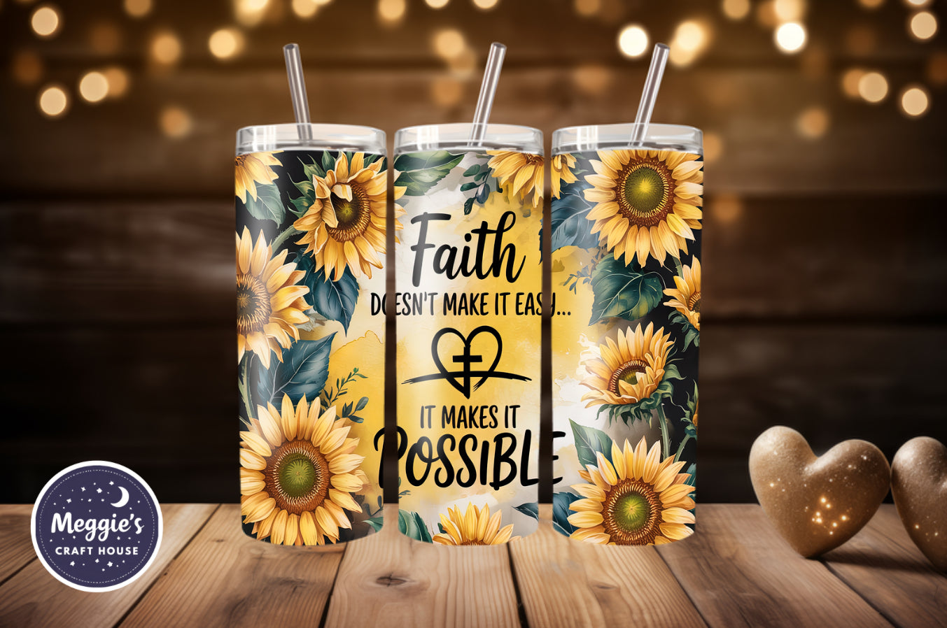 Faith In Bloom Tumbler