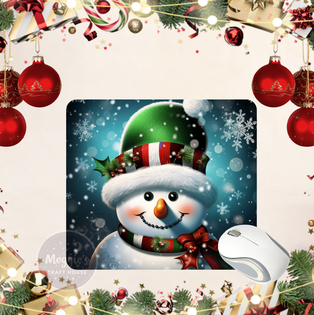 Flurry Friend Mouse Pad