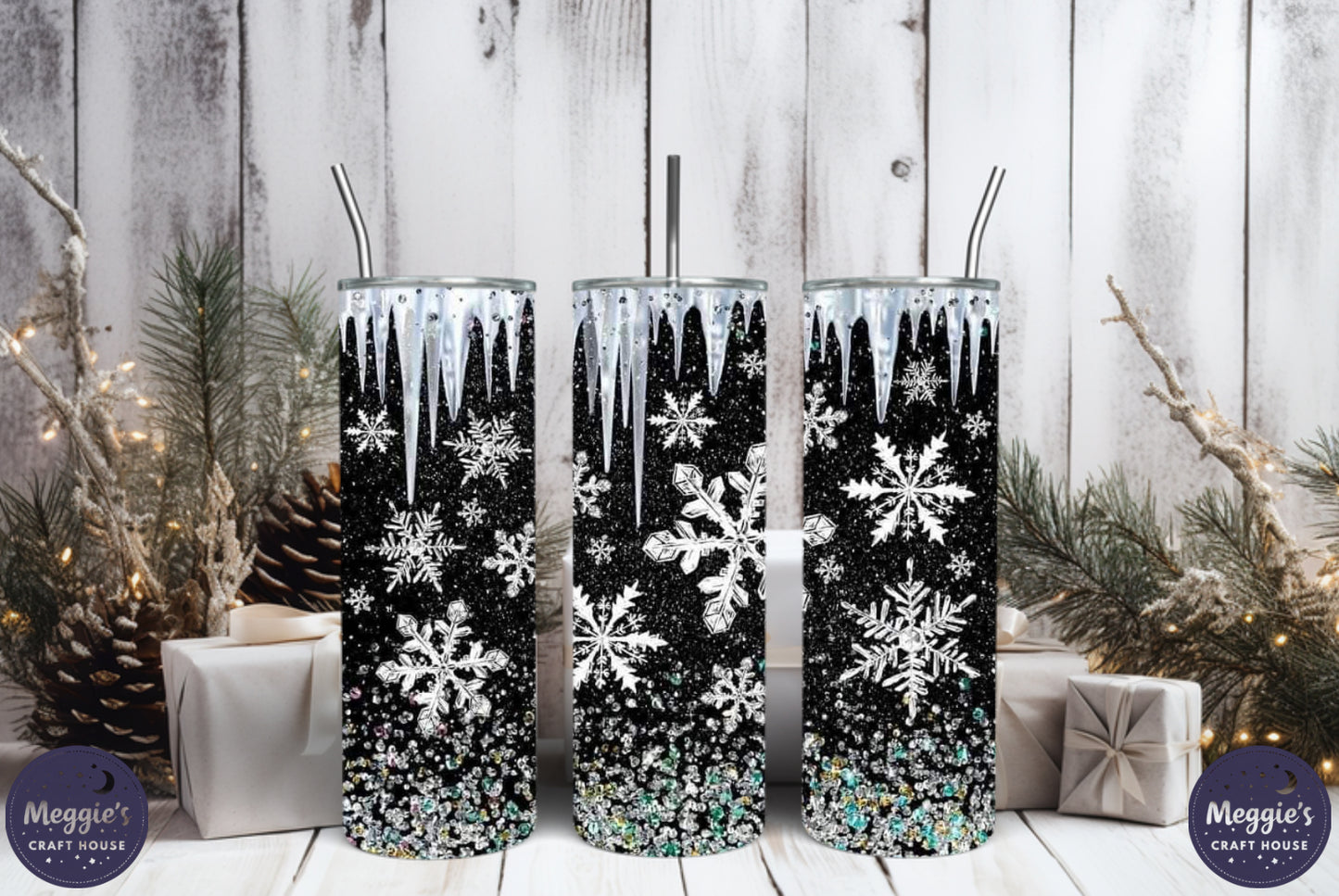 Midnight Flurry Tumbler