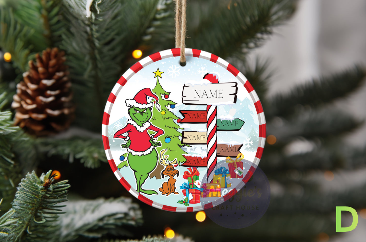 The Grinchlings Family Collection – Choose Your Family Size Ornament
