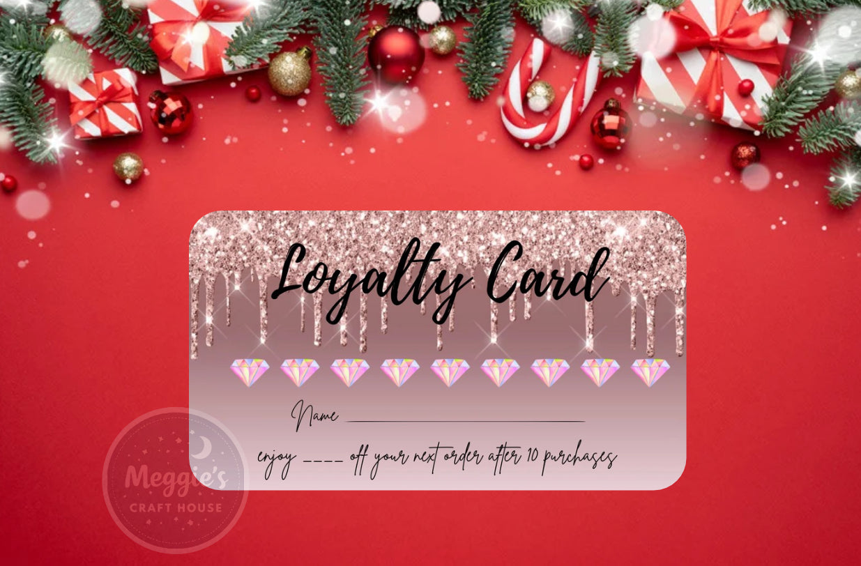 Sparkle and Save Loyalty Cards