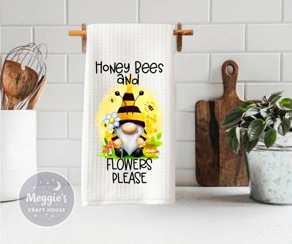 Honey Bees And Flowers Please