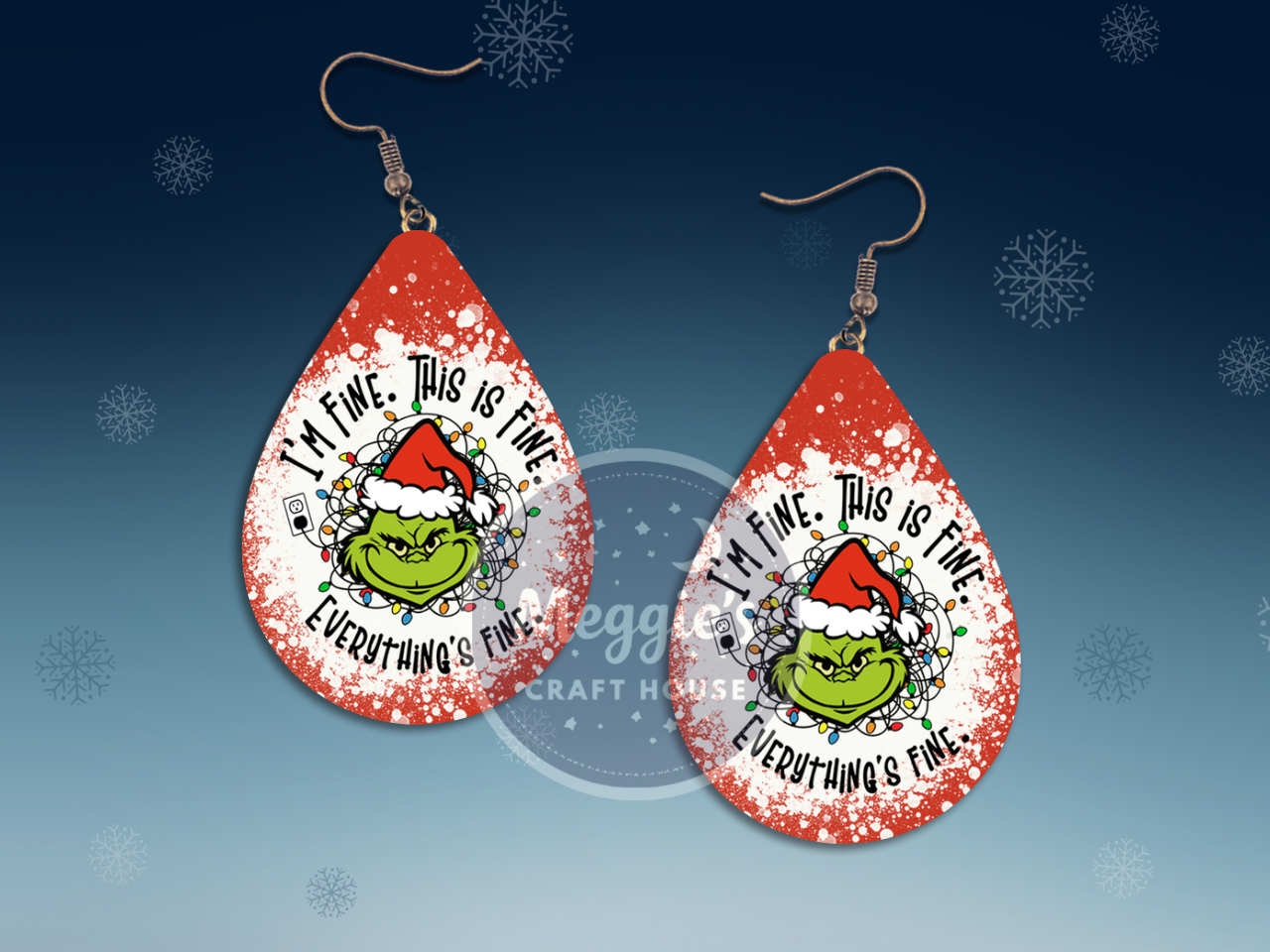 I’m Fine. This Is Fine. Everything Is Fine. Earrings