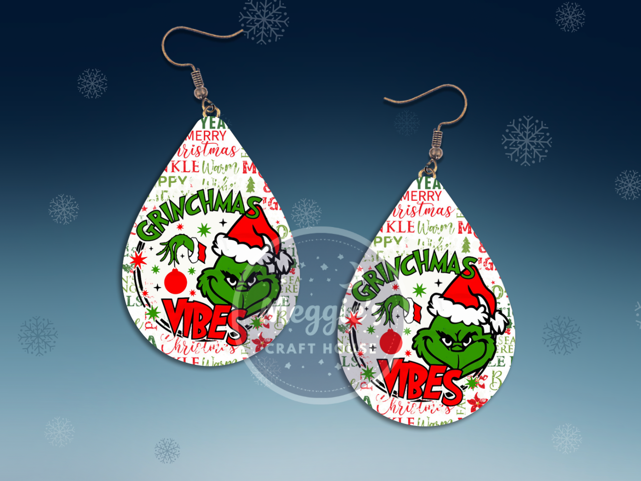 Grinchmas Vibes Earrings