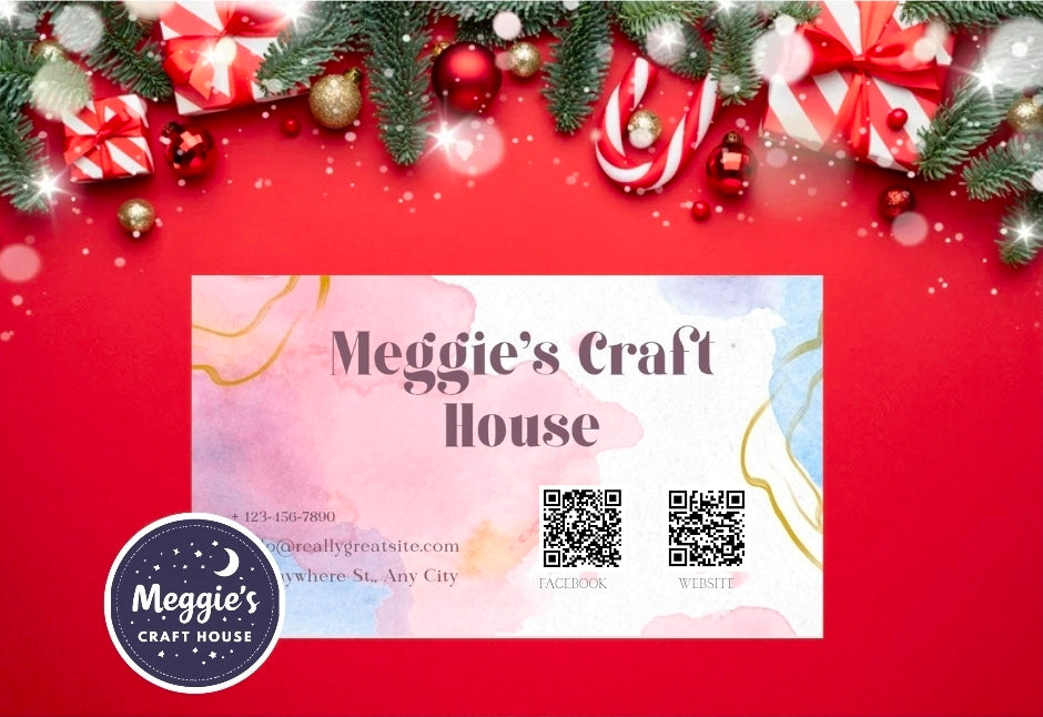 Watercolor Luxe Business Cards