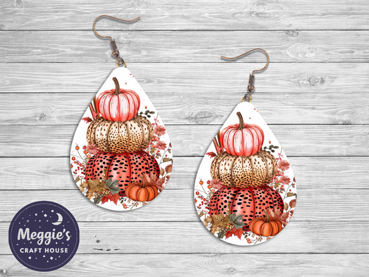 Pumpkin Patch Glam Earrings