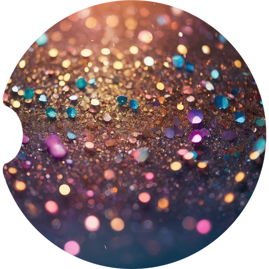 Glitter - Car coaster