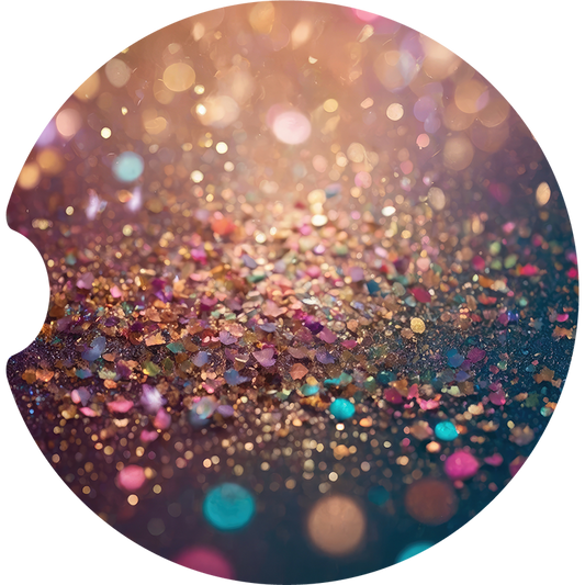 Glitter - Car coaster