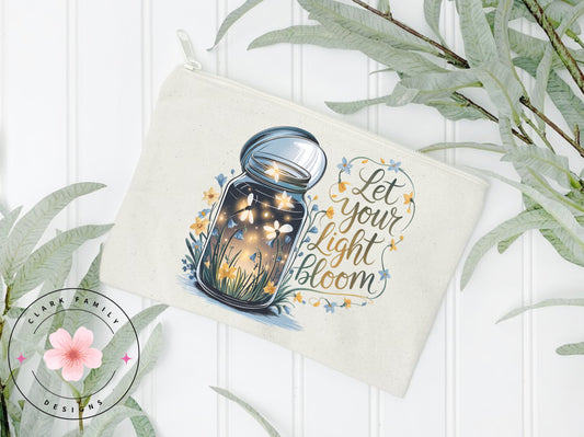 Let you light bloom - makeup bag