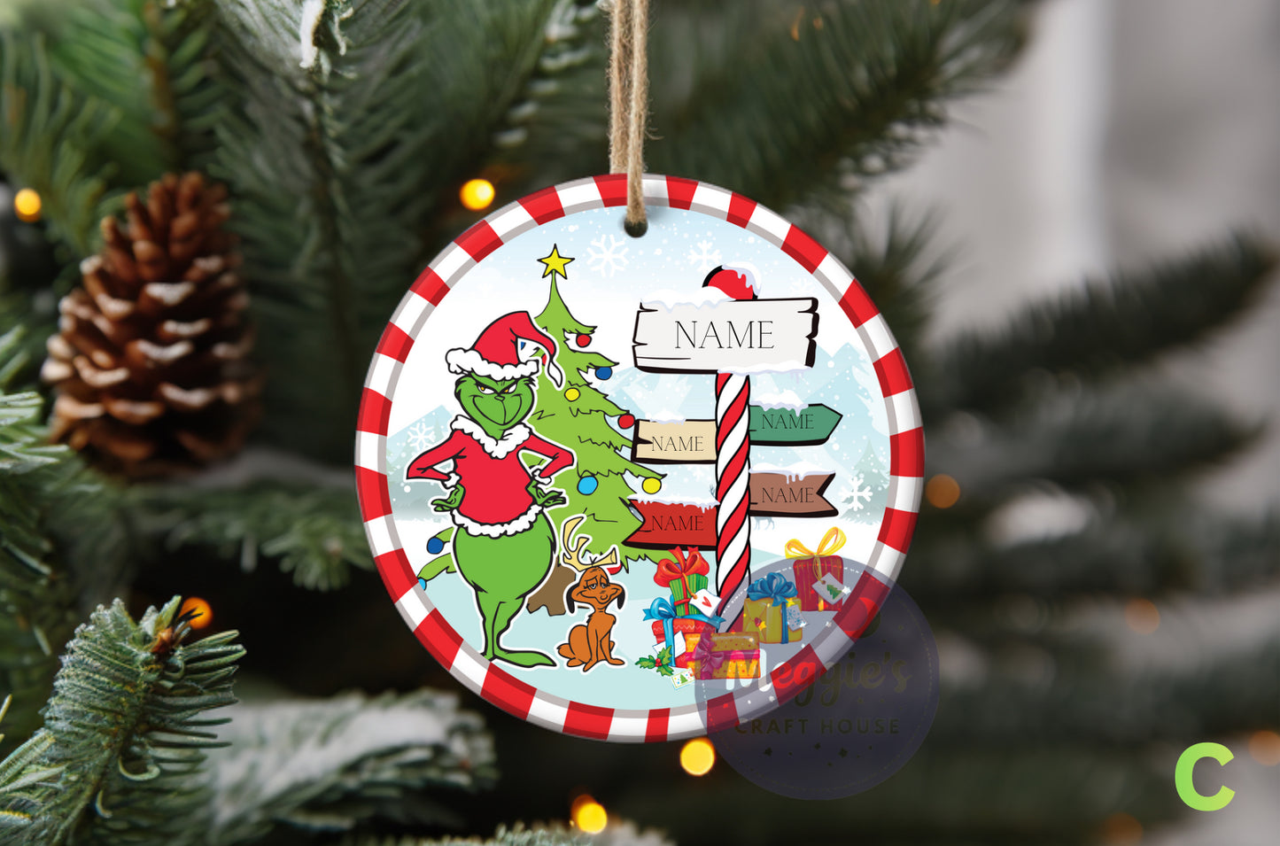 The Grinchlings Family Collection – Choose Your Family Size Ornament