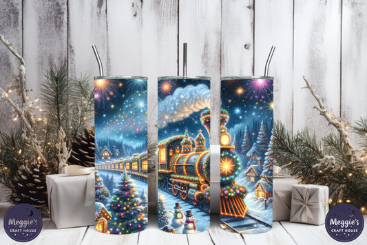 Sleighin’ The Rails Tumbler