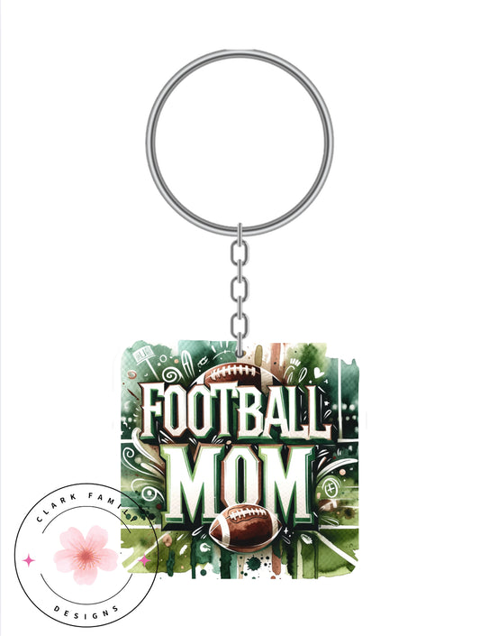 Football mom - Keychain