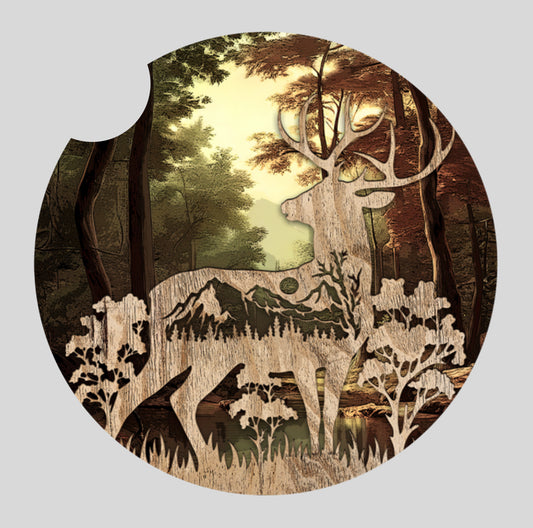 Hunting - Car coaster