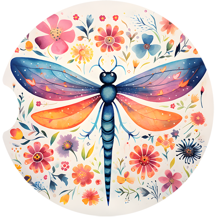 Dragonfly - Car coaster