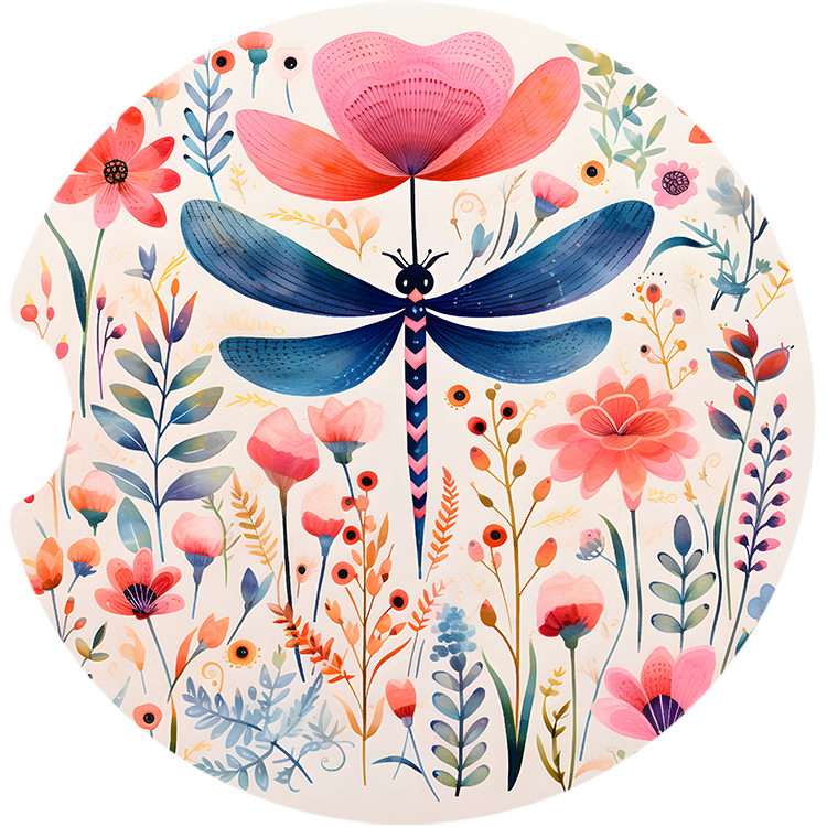 Dragonfly - Car coaster