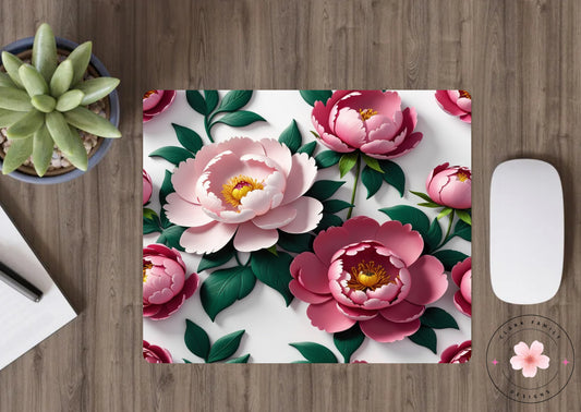 Peony flowers - Mouse pad
