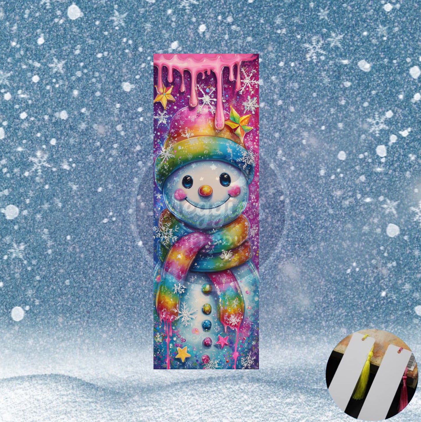 Rainbow Rattitude Bookmark