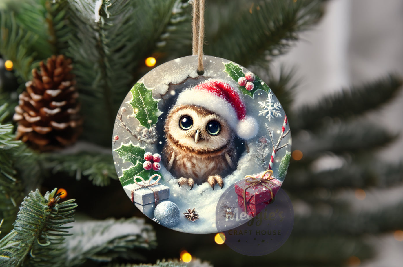 Hoot for the Holidays Ornament