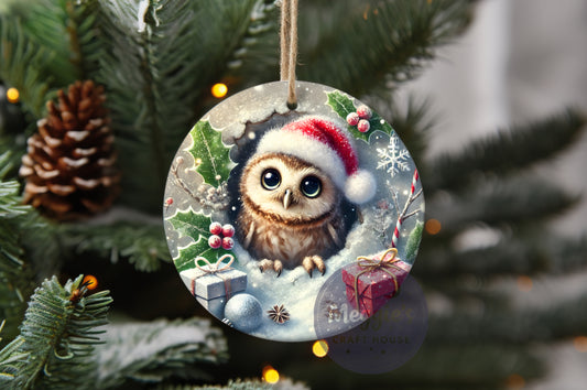 Hoot for the Holidays Ornament