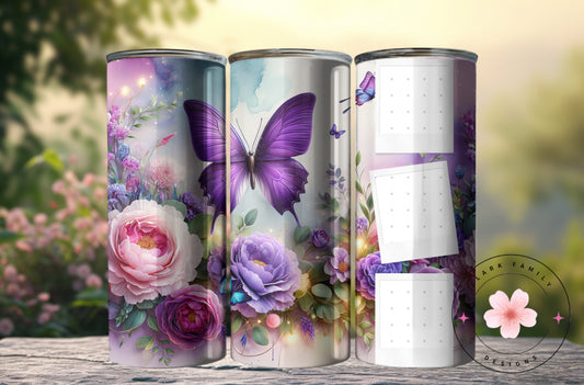 Butterfly collage - Tumbler