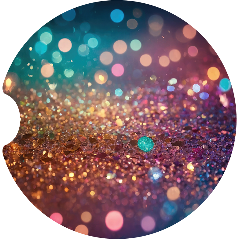 Glitter - Car coaster