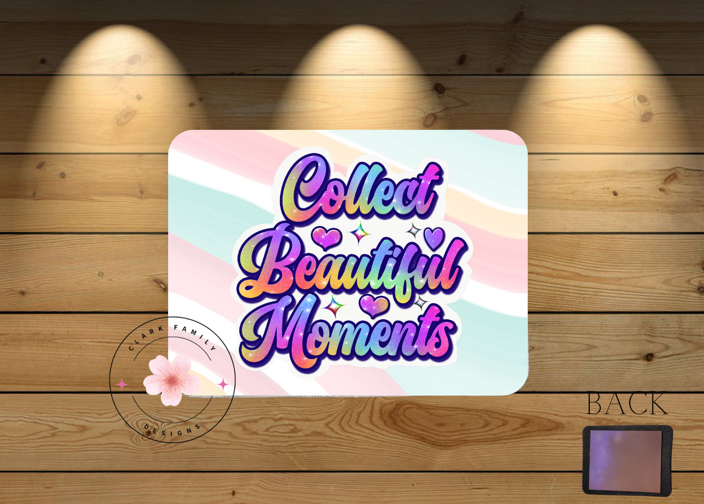 Collect beautiful moments magnet