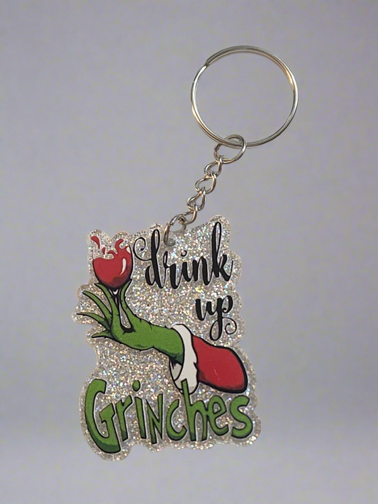 Drink up grinches flatback - Keychain