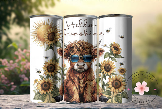 HC Hello sunshine - Tumbler