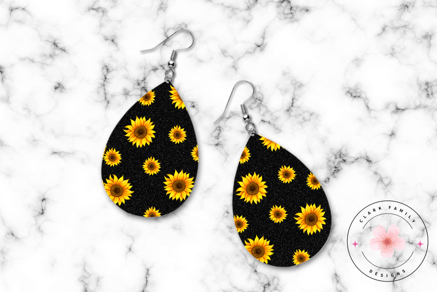 Sunflowers - earrings