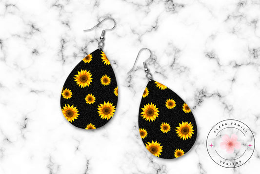 Sunflowers - earrings