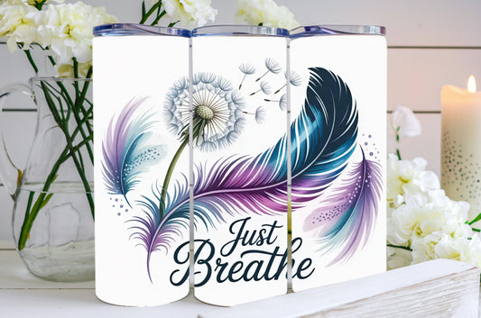 Just Breathe Tumbler