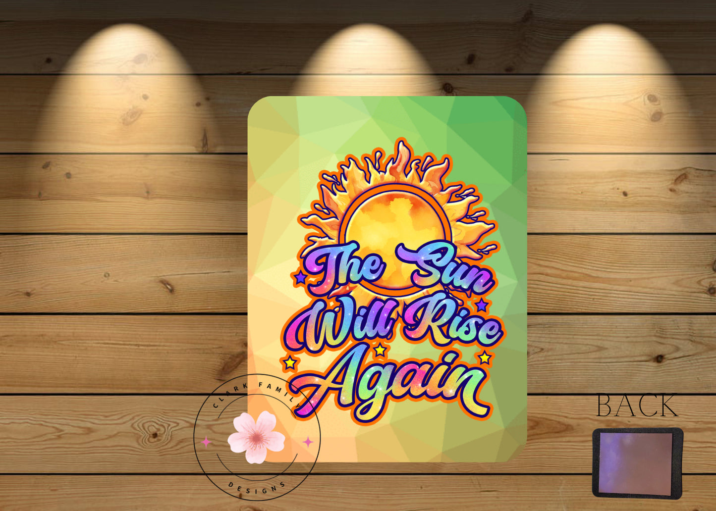 The sun will rise again magnet