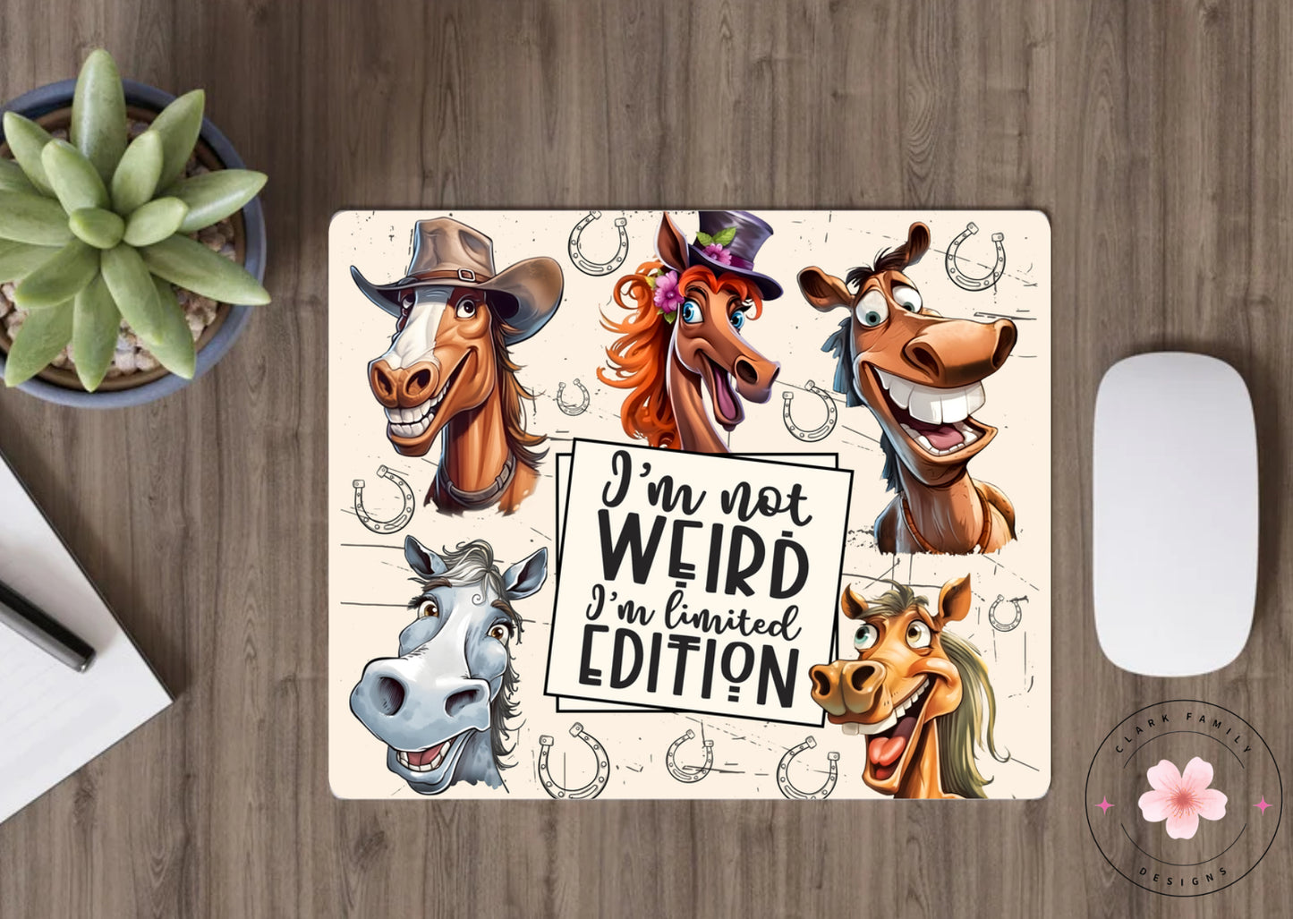 I’m not weird….. - Mouse pad