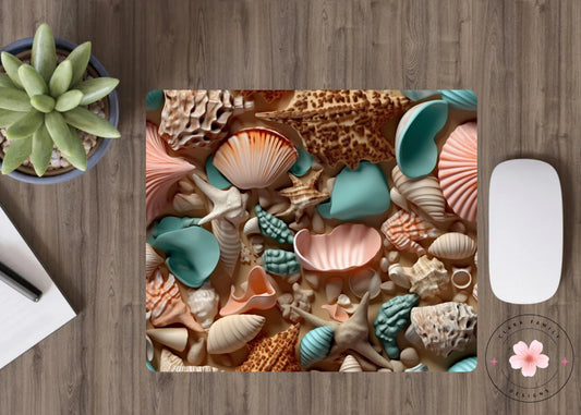 3D seashells - Mouse pad