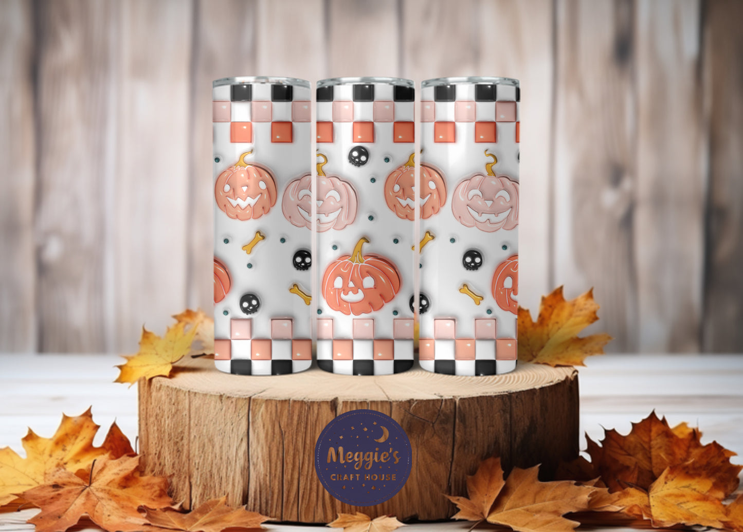 Wrapped In Pumpkin Tumbler
