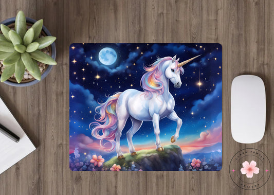 Unicorn fantasy night - Mouse pad