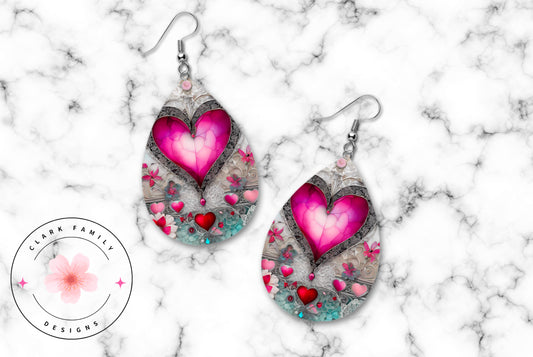 Heart earrings