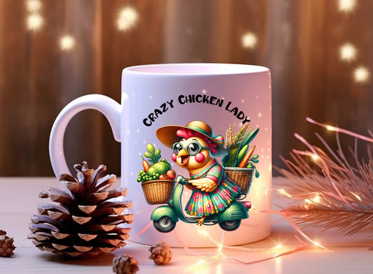 Crazy Chicken Lady Mug