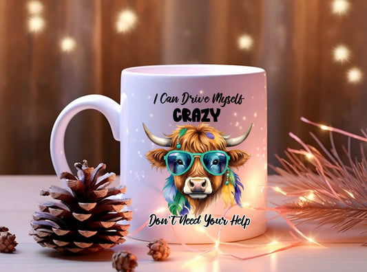 I Can Drive Myself Crazy I Dont Need Your Help Mug