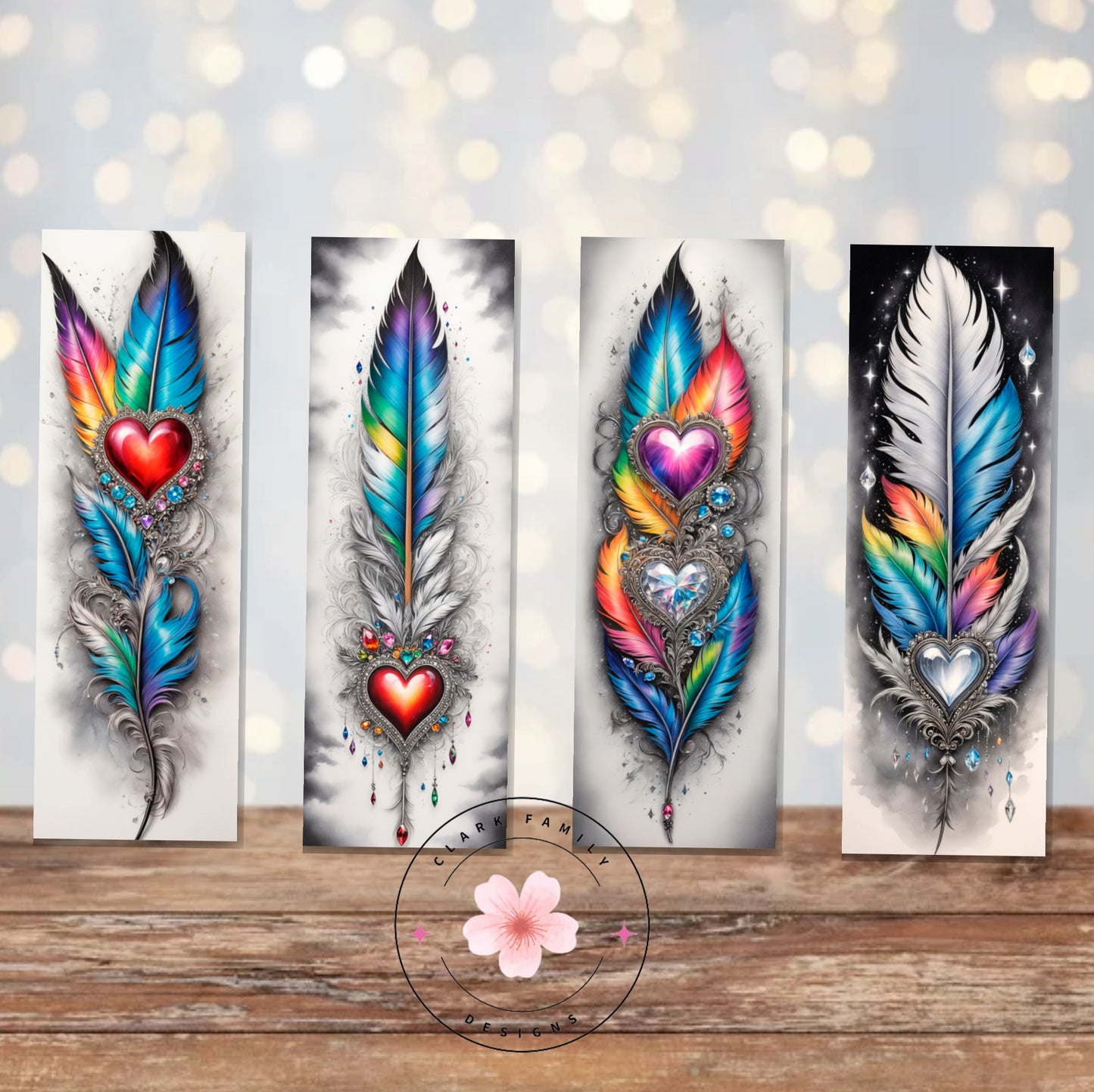 Feathers - Bookmarks